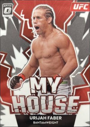 Urijah Faber 2023 Panini Donruss Optic UFC My House #25 Purple