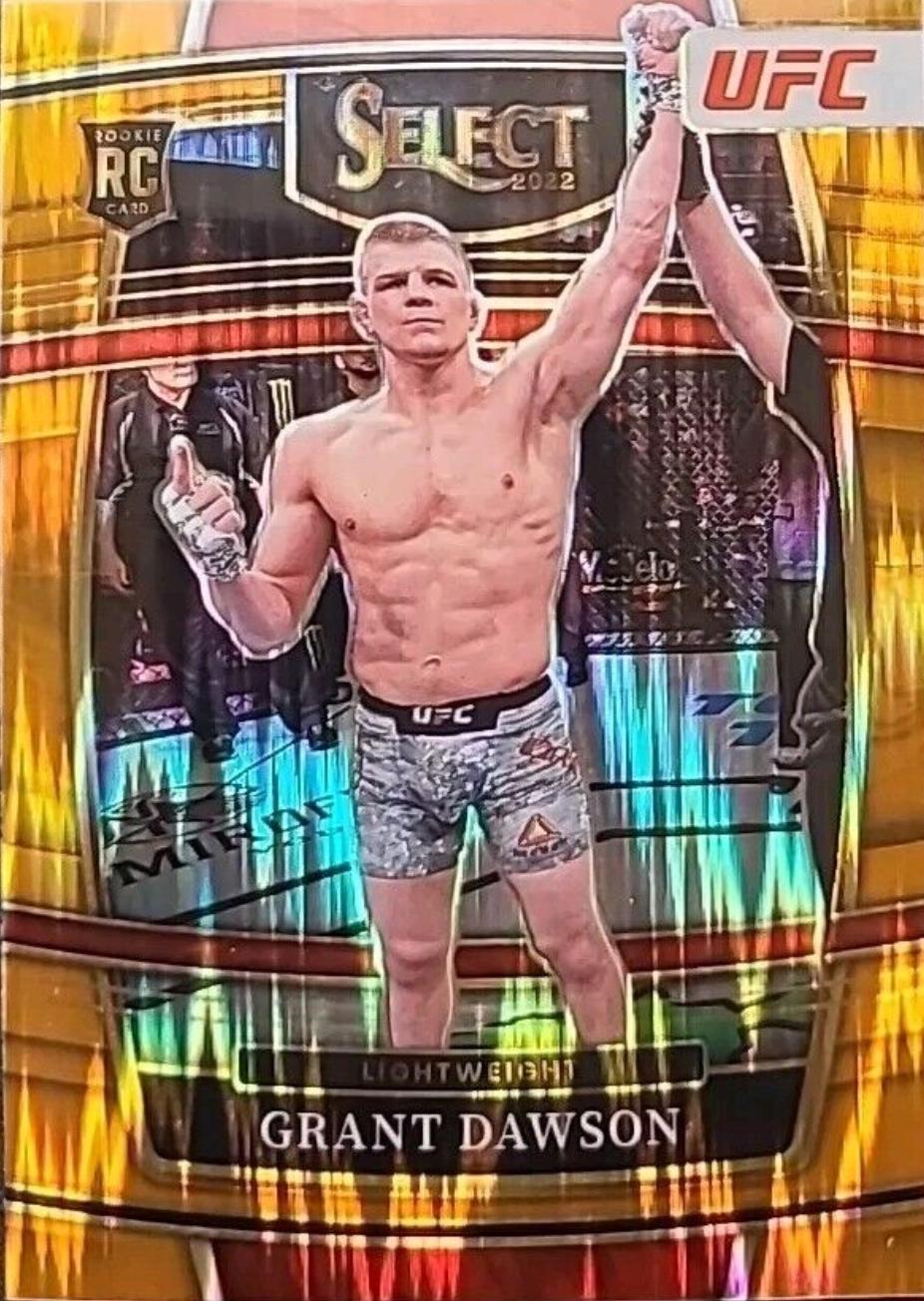 Grant Dawson 2022 Panini Select UFC Concourse #1 Orange Flash