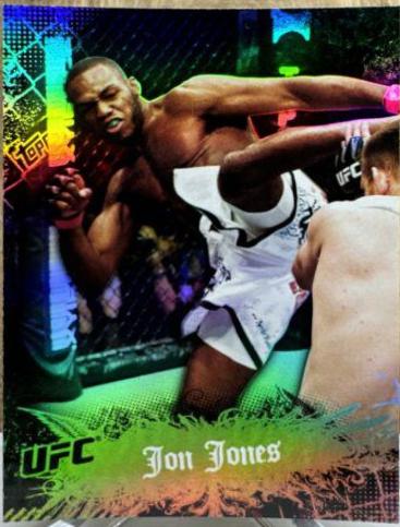 Jon Jones 2010 Topps UFC Main Event Fighter Autographs #16 Silver