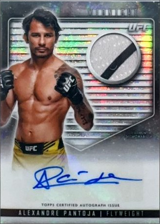 Alexandre Pantoja 2024 Topps Midnight UFC Relic Autographs #RCA-APA Midnight