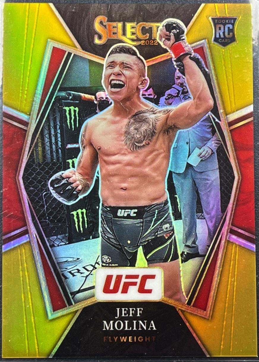 Jeff Molina 2022 Panini Select UFC Premier Level #149 Gold