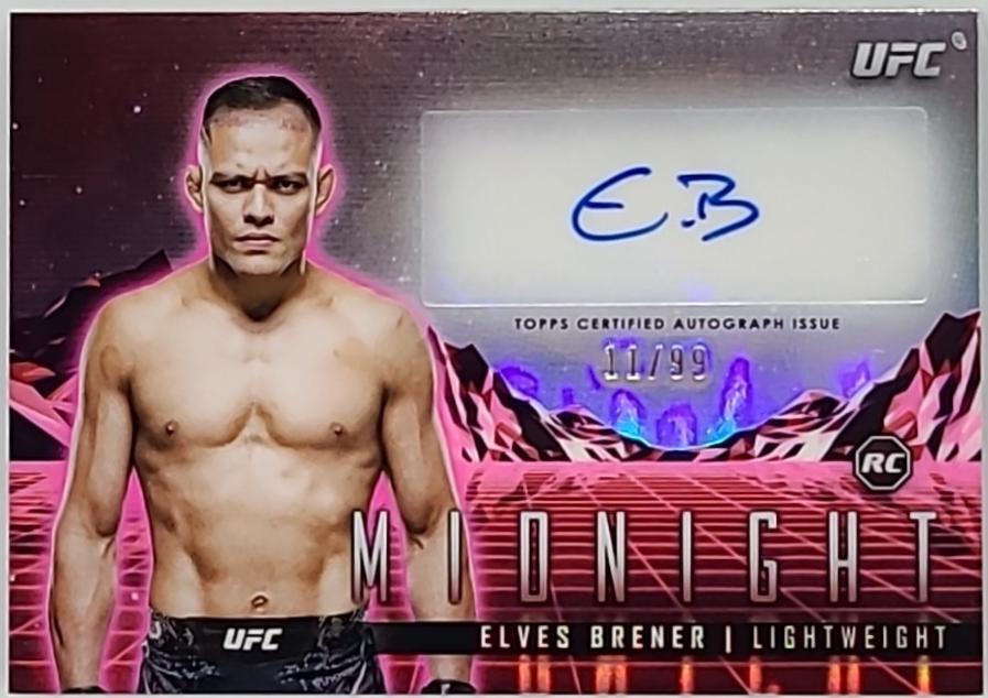 Elves Brener 2024 Topps Midnight UFC Horizon Signatures #HS-EBR Twilight