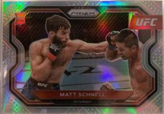 Matt Schnell 2021 Panini Prizm UFC Base #109 Silver
