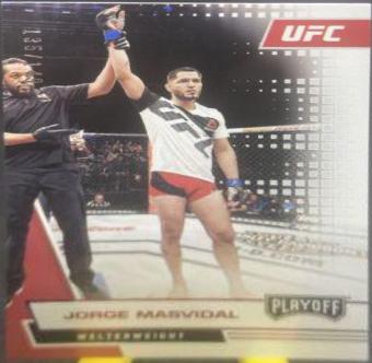 Jorge Masvidal 2021 Panini Chronicles UFC Base Playoff #66 Red