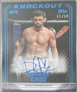 Dominick Cruz 2024 Topps Knockout UFC Knockout Autographs #KNA-DCZ Blue