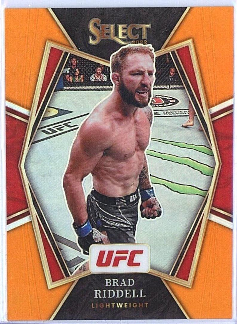Brad Riddell 2022 Panini Select UFC Premier Level #172 Orange