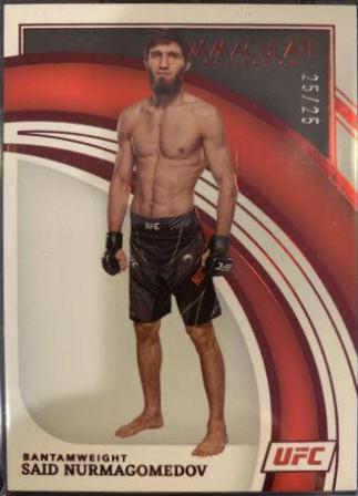 Said Nurmagomedov 2022 Panini Immaculate UFC Base #61 Red