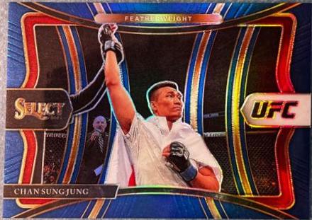 Chan Sung Jung 2021 Panini Select UFC Premier Level #172 Blue
