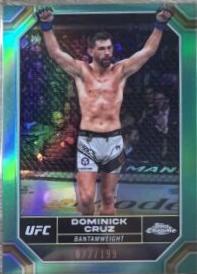 Dominick Cruz 2024 Topps Chrome UFC Base #60 Aqua Refractor