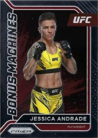 Jessica Andrade 2022 Panini Prizm UFC Bonus Machines #8 Silver