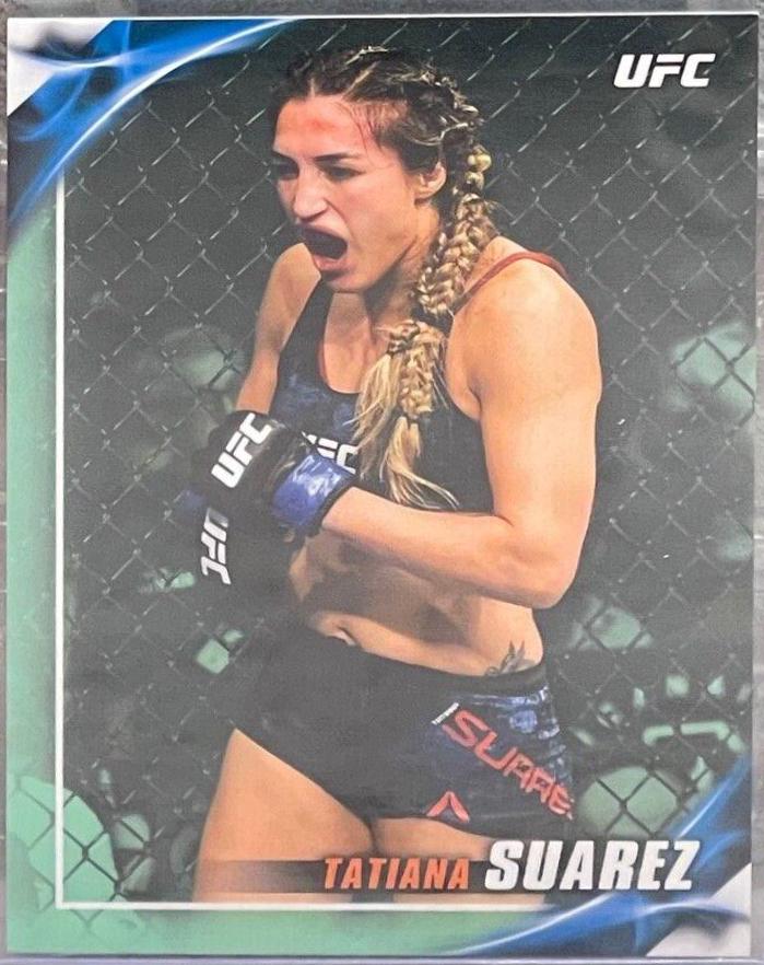 Tatiana Suarez 2019 Topps UFC Knockout Base #4 Green