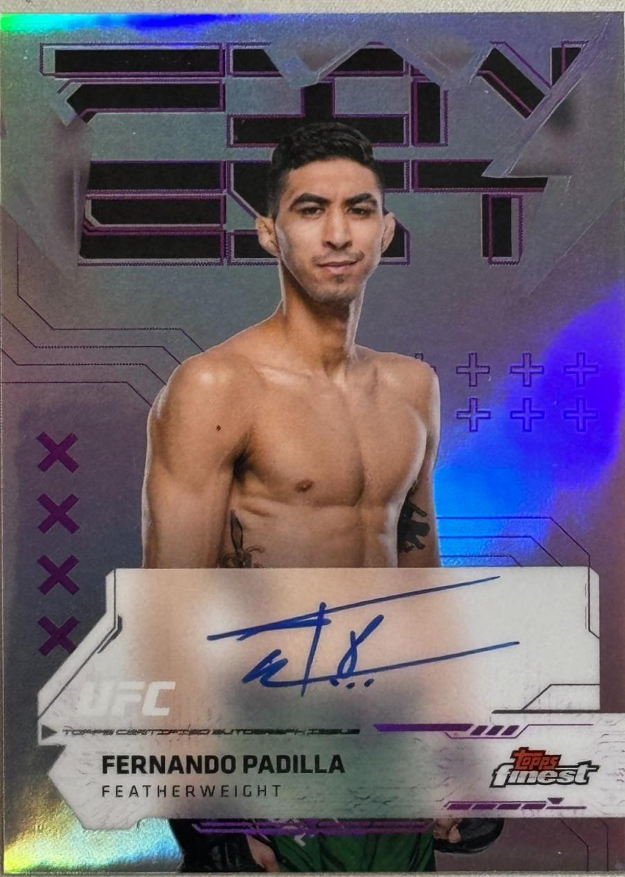 Fernando Padilla 2025 Topps Finest UFC Finest Autographs #FA-FP Refractor