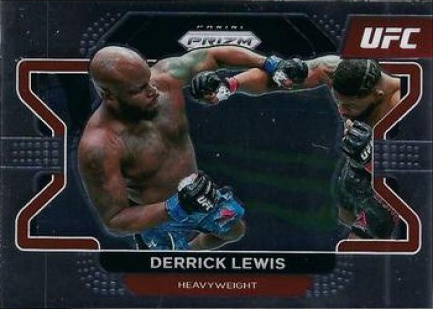 Derrick Lewis 2022 Panini Prizm UFC Base #1 Black