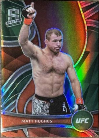 Matt Hughes 2022 Panini Chronicles UFC Base Spectra #389 Green