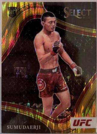 Su Mudaerji 2022 Panini Select UFC Octagonside #206 Gold Disco