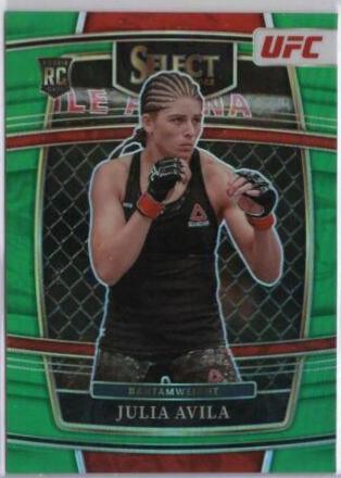 Julia Avila 2022 Panini Select UFC Mezzanine #357 Green