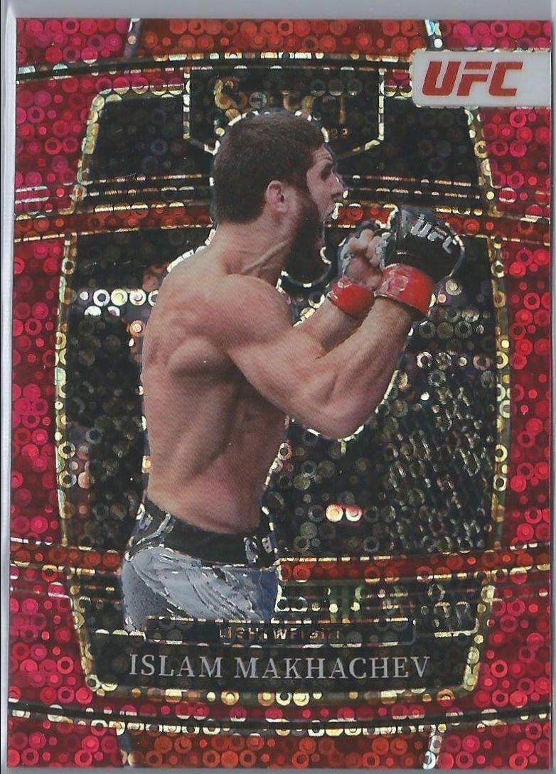 Islam Makhachev 2022 Panini Select UFC Concourse #29 Red Disco
