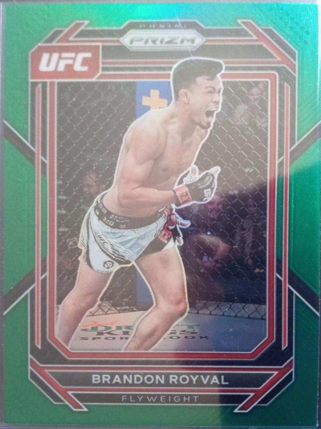 Brandon Royval 2023 Panini Prizm UFC Base #133 Green