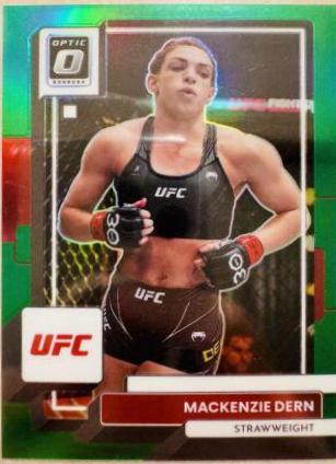 Mackenzie Dern 2023 Panini Donruss Optic UFC Base #58 Green