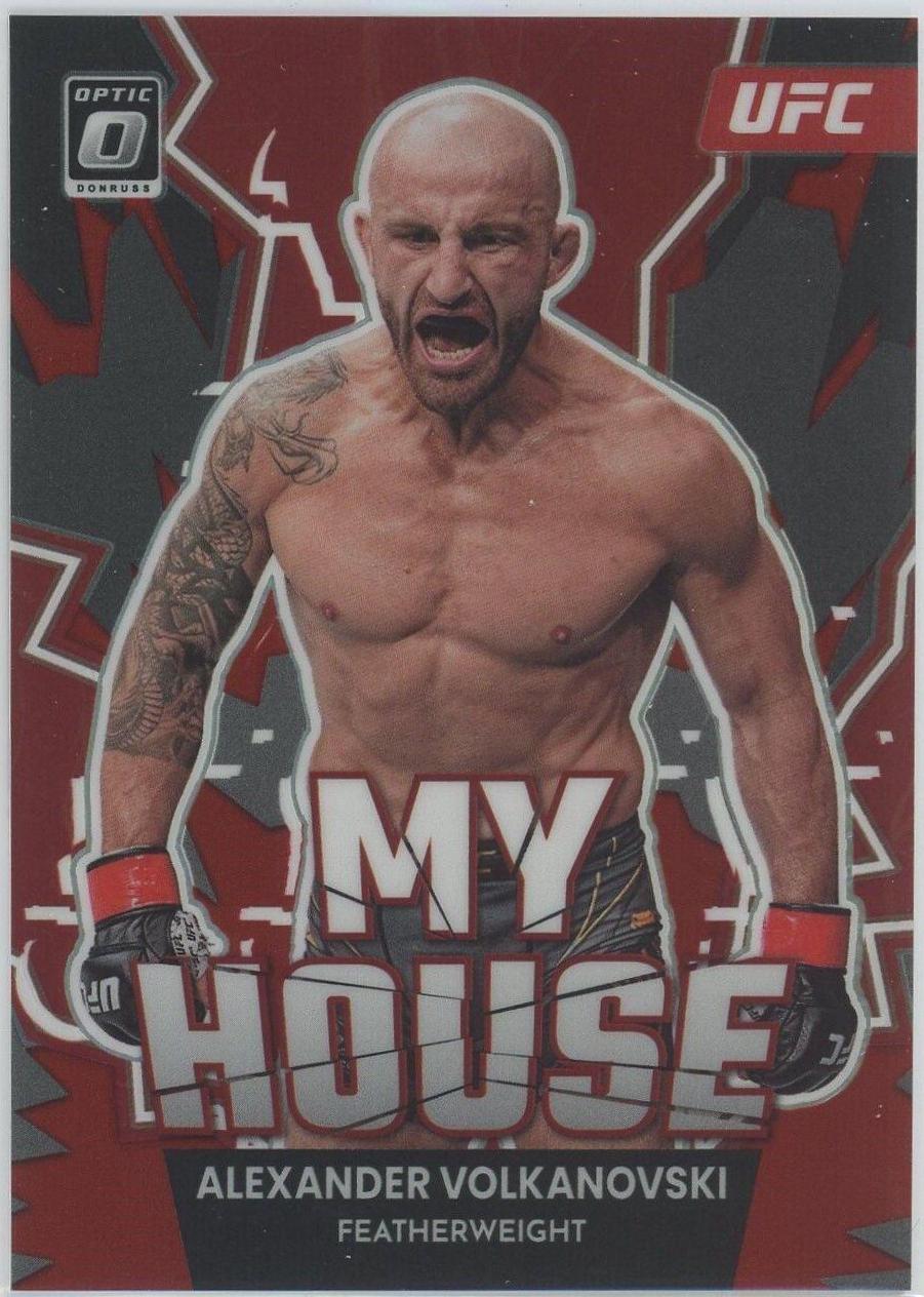 Alexander Volkanovski 2023 Panini Donruss Optic UFC My House #8 Red