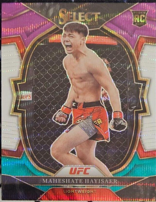 Maheshate Hayisaer 2023 Panini Select UFC Concourse #49 Tri Color