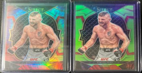 Tim Elliott 2023 Panini Select UFC Concourse #63 Neon Green