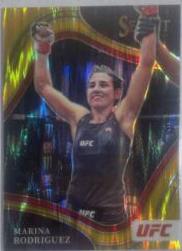 Marina Rodriguez 2022 Panini Select UFC Octagonside #233 Gold Flash