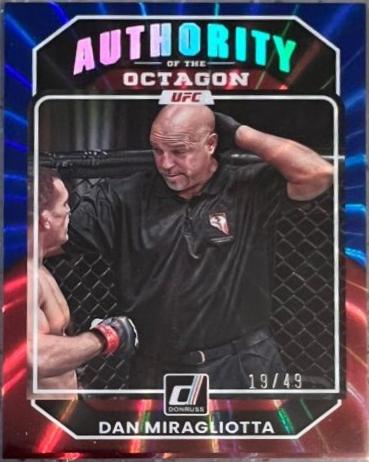 Dan Miragliotta 2023 Panini Donruss UFC Base #224 Blue Laser