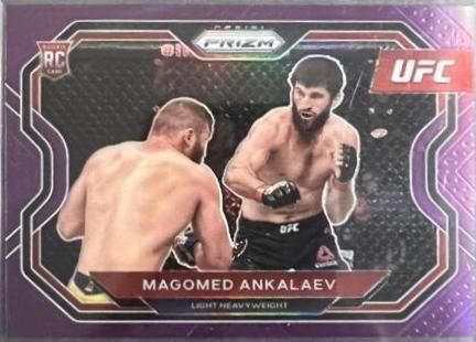Magomed Ankalaev 2021 Panini Prizm UFC Base #123 Purple