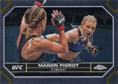 Manon Fiorot 2024 Topps Chrome UFC Base #120 Purple Refractor