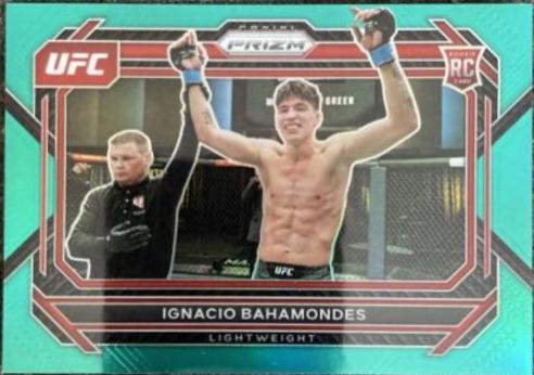 Ignacio Bahamondes 2023 Panini Prizm UFC Base #62 Teal