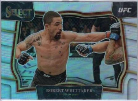 Robert Whittaker 2023 Panini Select UFC Octagonside #295 Silver