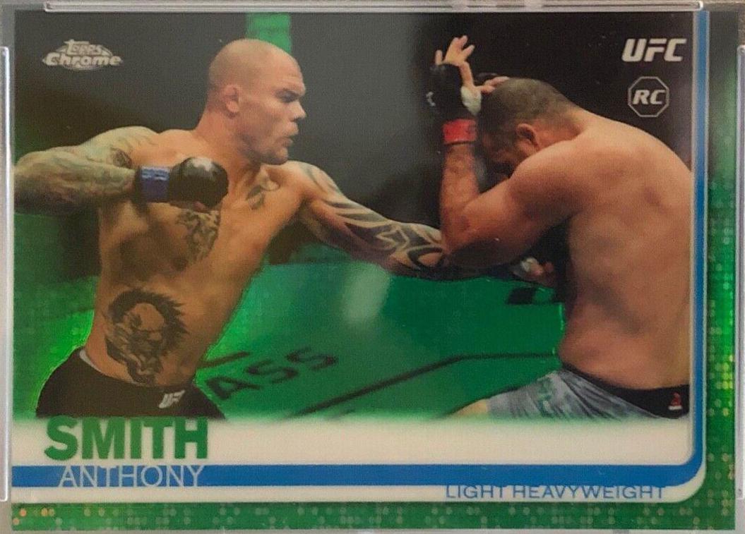 Anthony Smith 2019 Topps Chrome UFC Base #80 Green