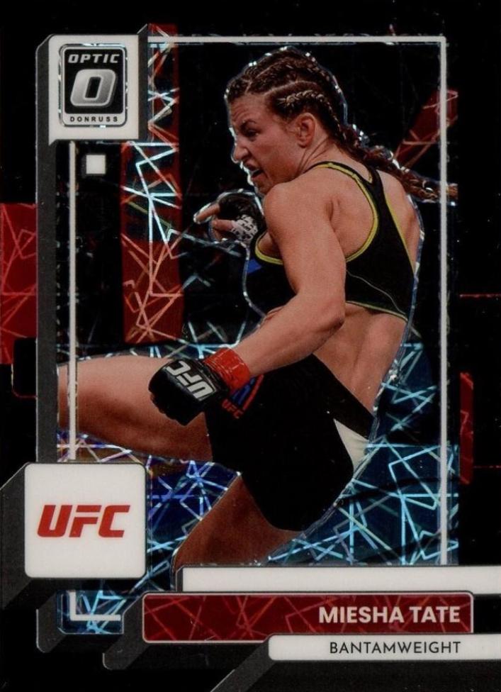 Miesha Tate 2023 Panini Donruss Optic UFC Base #36 Black Velocity