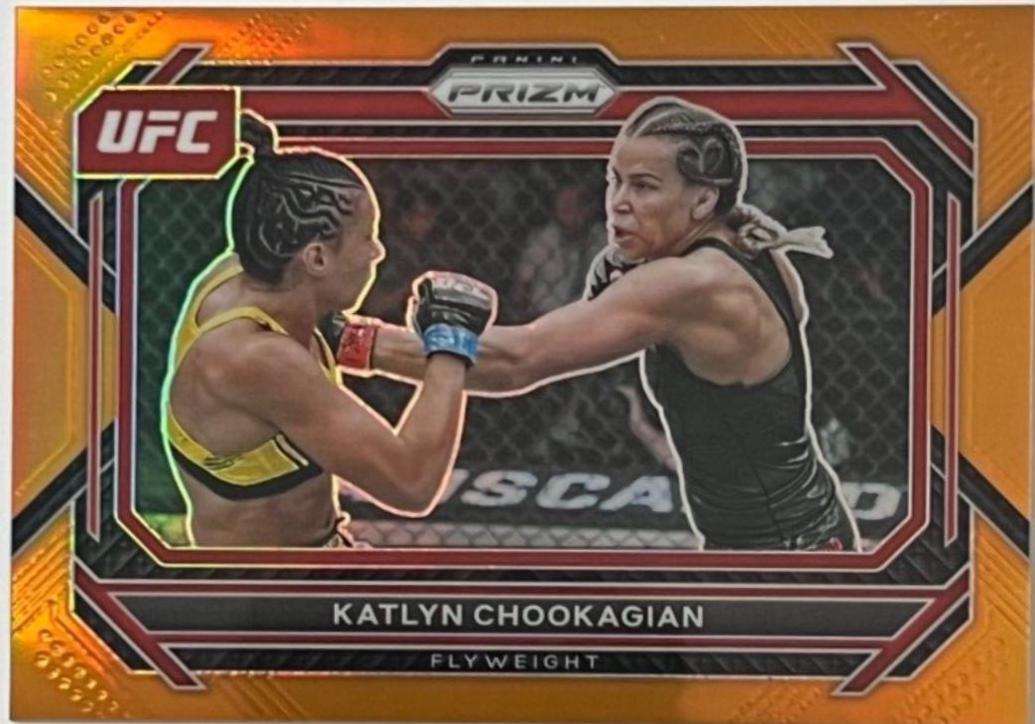 Katlyn Cerminara 2023 Panini Prizm UFC Base #35 Orange