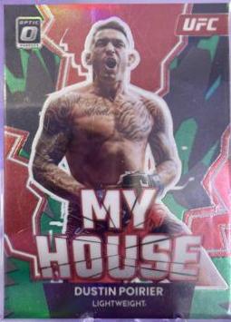 Dustin Poirier 2023 Panini Donruss Optic UFC My House #14 Green