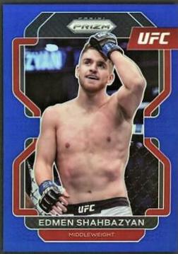 Edmen Shahbazyan 2022 Panini Prizm UFC Base #133 Blue