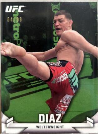 Nick Diaz 2013 Topps UFC Knockout Base #24 Green