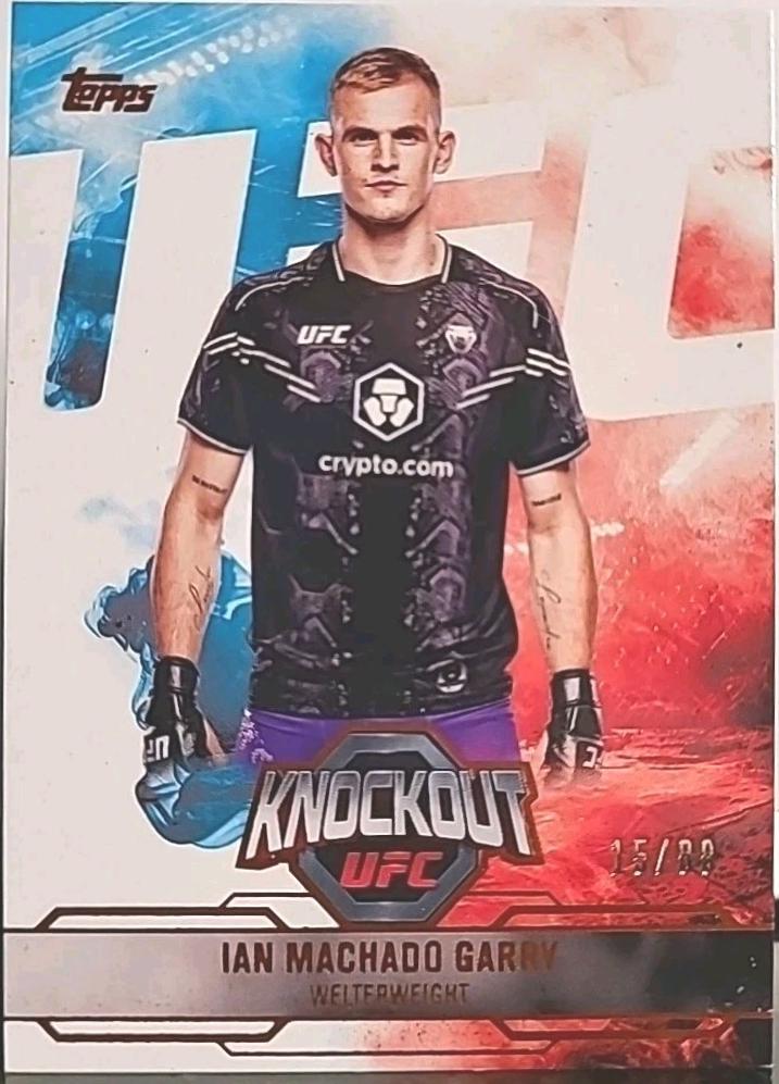 Ian Machado Garry 2025 Topps Knockout UFC Base #43 Orange