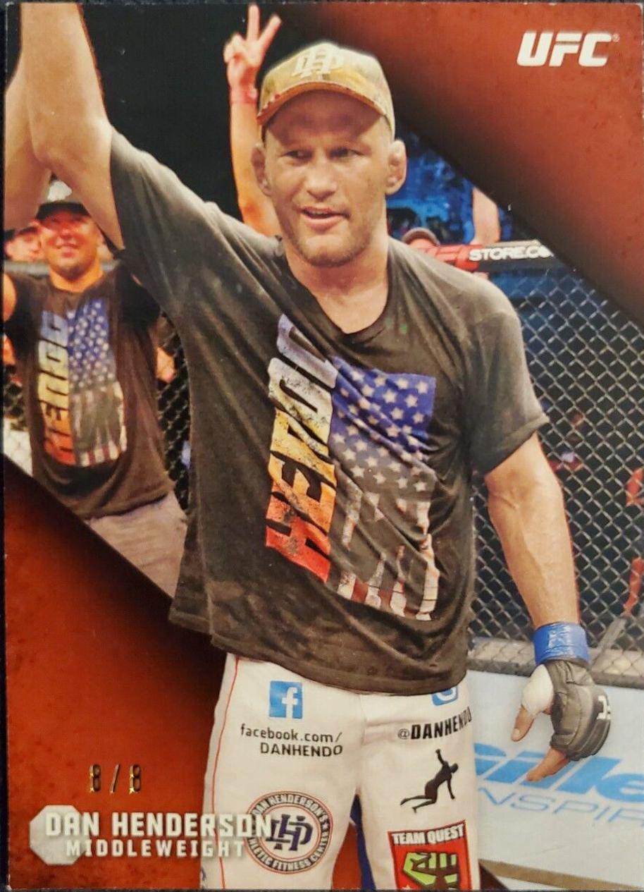 Dan Henderson 2015 Topps UFC Knockout Base #38 Red
