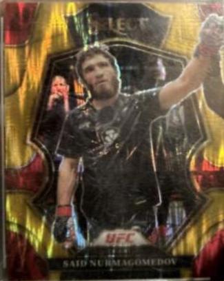 Said Nurmagomedov 2023 Panini Select UFC Premier Level #111 Orange Flash