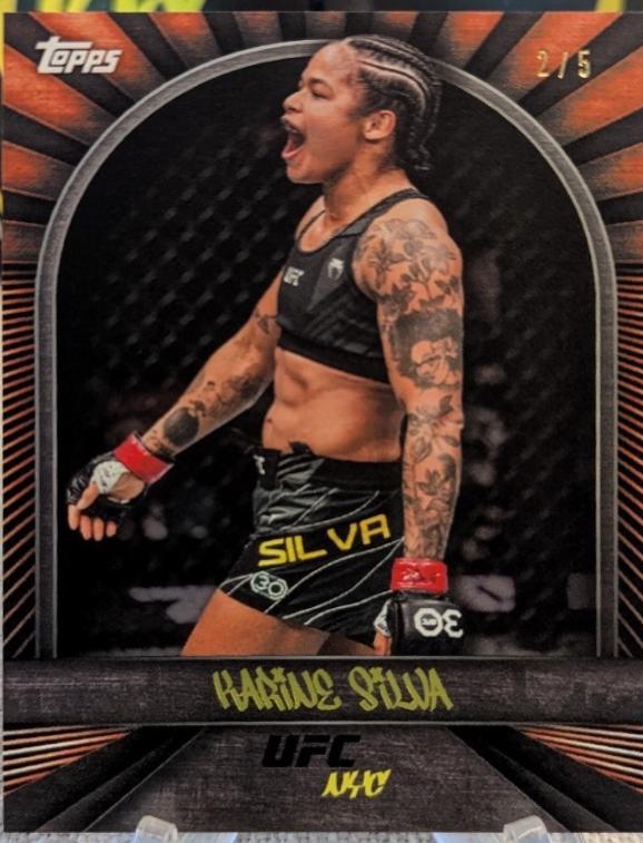 Karine Silva 2024 Topps UFC NYC Base #10 Orange