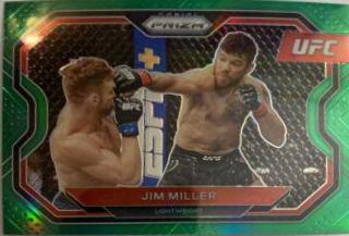 Jim Miller 2021 Panini Prizm UFC Base #160 Green