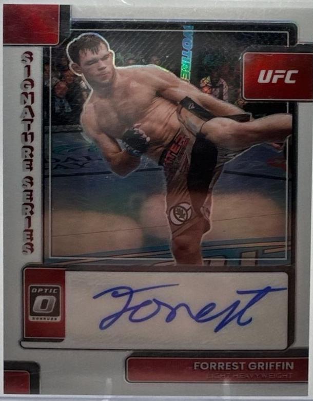 Forrest Griffin 2023 Panini Donruss Optic UFC Signature Series #15 Gold