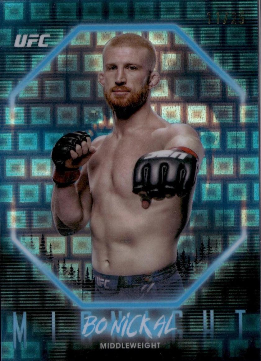 Bo Nickal 2025 Topps Midnight UFC Base #6 Moonrise
