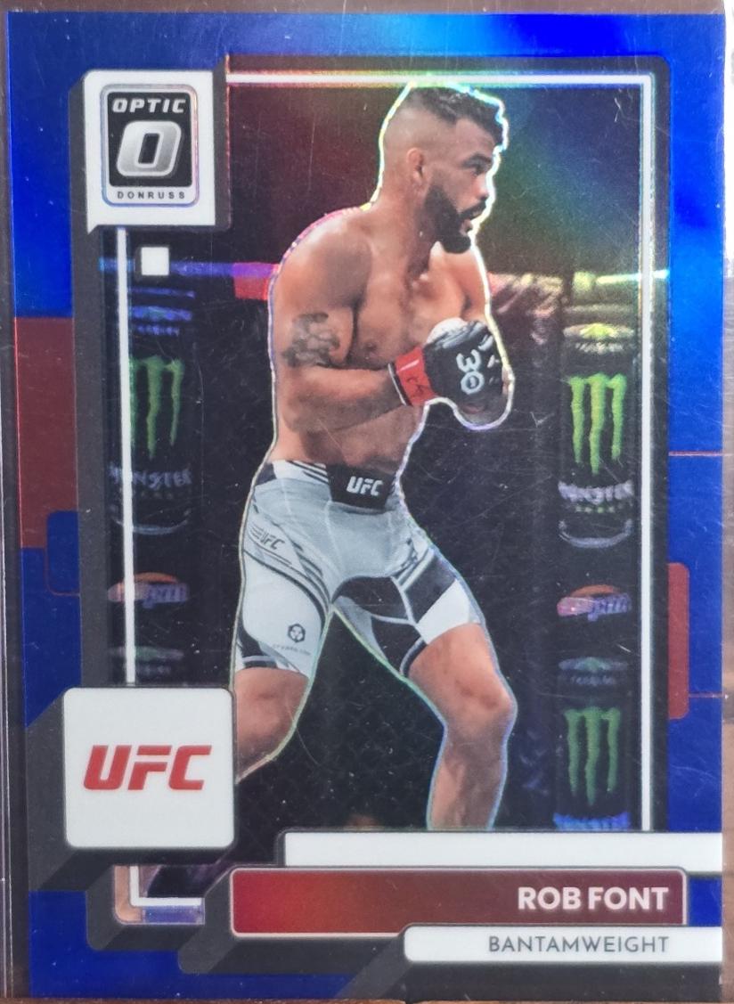 Rob Font 2023 Panini Donruss Optic UFC Base #74 Blue