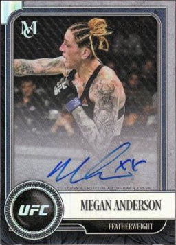 Megan Anderson 2019 Topps UFC Museum Collection Museum Autographs #MA-MA Ruby