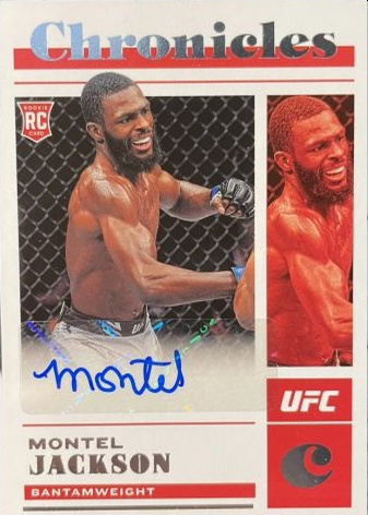 Montel Jackson 2023 Panini Chronicles UFC Chronicles Signatures #29 Platinum