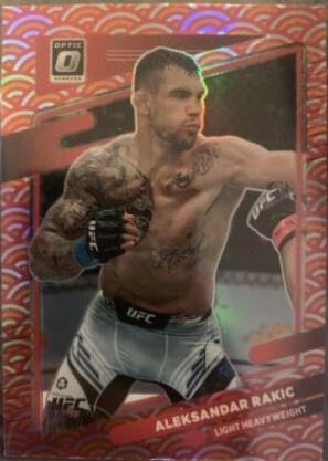 Aleksandar Rakic 2022 Panini Donruss Optic UFC Base #96 Photon