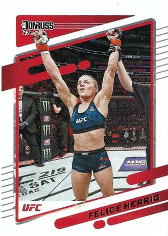 Felice Herrig 2022 Panini Donruss UFC Base #143 Pink Laser